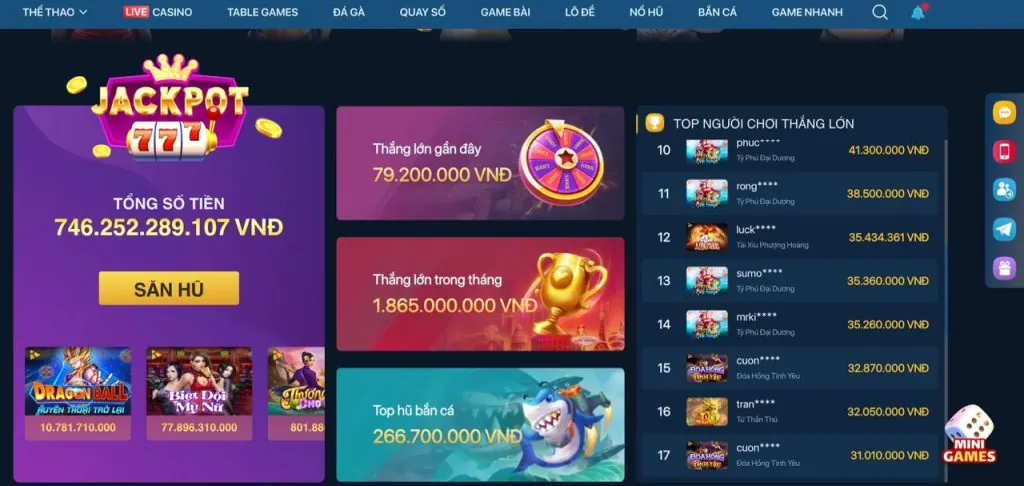 Thưởng Nạp Lại